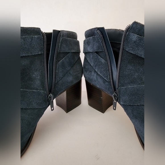 Sole Society Leather Ankle Booties Blue So-Dariela Women's Size 9.5 M - Picture 12 of 13